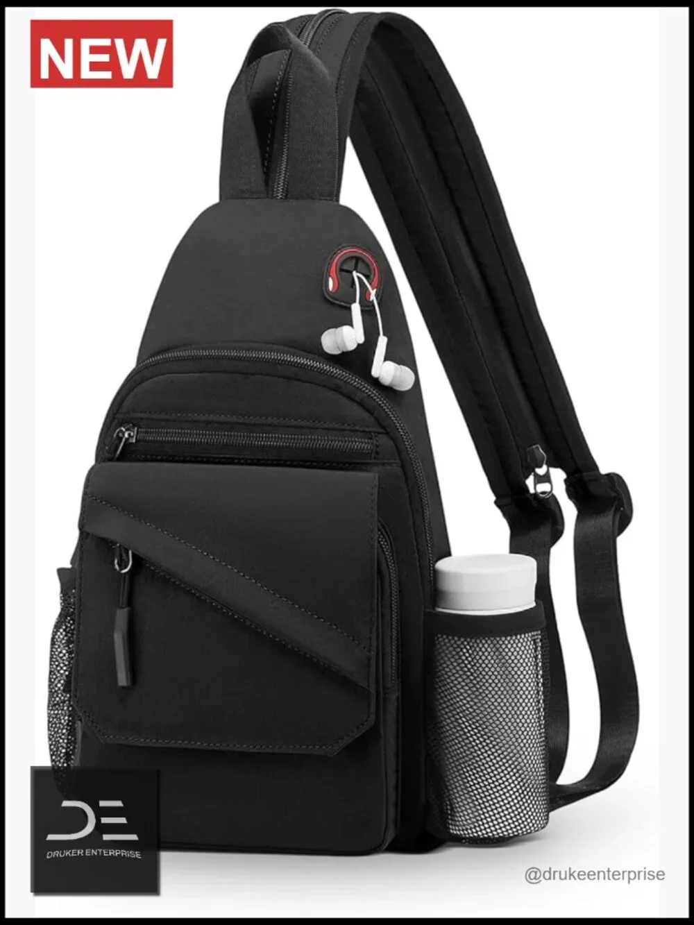 3-in-1 Convertible Sling Bag Anti-Theft Crossbody Backpack